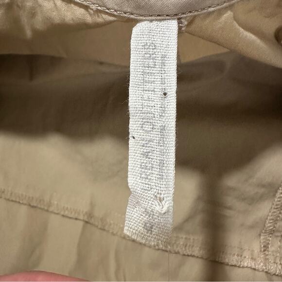 Urban Outfitters Size Medium Tan Square Neck Ruffle Midi Dress Neutral Rustic - Picture 7 of 12